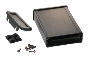 HAMMOND 1457J1202BK Metal Enclosure, Small, Extruded Aluminum, 31.46 mm, 86.96 mm, 152.14 mm, IP65
