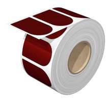 WEIDMULLER 2005900000 Label, Self Adhesive, 47.75 mm, 27 mm, 22 mm, Polyester, Red