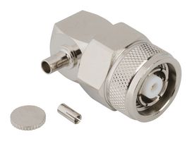 AMPHENOL RF 031-6983 RF / Coaxial Connector, TNC RP Coaxial, Right Angle Plug, Solder, Crimp, 50 ohm, 1.32mm Micro