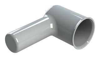 AMPHENOL SINE/TUCHEL AHDPM18-BT-RA Connector Accessory, Size 18, Gray, 90° Rubber Boot