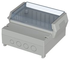 BOPLA 41160109 Carcasa de Plástico, Wall Mount, ABS, 93 mm, 166 mm, 161 mm, IP65