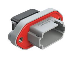 AMPHENOL SINE/TUCHEL AT16-15PE-PM11 Carcasa de Conector Automotriz, Llave E, Gris, Panelmate AT Series, Receptáculo eléctrico