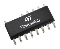 STMICROELECTRONICS VIPERGAN65DTR AC / DC Converter, Quasi-Resonant, Isolated, 9 to 23V in, 65W, 240kHz, NSOIC-EP-14, -40 to 150°C
