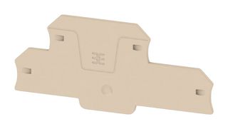 WEIDMULLER 2848010000 Accessory, Dark Beige, Weidmuller Klippon A Series 2.5mm2 Terminal Blocks, End Plate