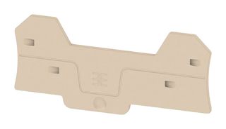 WEIDMULLER 2898870000 Accessory, Dark Beige, Weidmuller Klippon A Series 2.5mm2 Terminal Blocks, End Plate