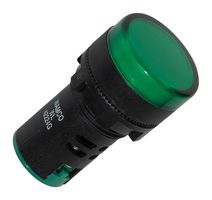 WAMCO WL-42224G LED Panel Mount Indicator, Screw Terminal, Green, 24 V, 22 mm, 15 mA
