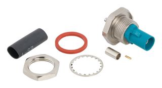 AMPHENOL RF 2FA1-NZSP-C30E2 Conector Coaxial / RF, FAKRA Coaxial, Macho Pasamuro Recto, Solder, Crimp, 50 ohm