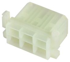 TE CONNECTIVITY - AMP 180904 Connector Housing, FASTIN FASTON Series, Receptacle, 6 Positions, 9.1 mm