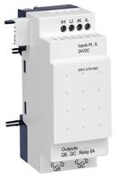 SCHNEIDER ELECTRIC SR3XT61BD Discrete I/O Extension Module, 4 Resistive Inputs, 2 Relay Outputs, 24 VDC, Zelio Logic Series