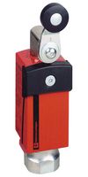 TELEMECANIQUE SENSORS XCSD3918N12 Limit Switch, Roller Lever, DPST-NC, SPST-NO, 1.5 A, 240 V, 0.89 in-lb, Preventa XCS Series