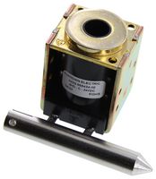 GUARDIAN ELECTRIC 4HD-C-24D Solenoide Lineal, Tipo D/ Tipo Caja, Pulsar, Continuo, 56.715 N, 24 VDC, 57.5 ohm
