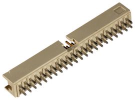 AMPHENOL COMMUNICATIONS SOLUTIONS 98414-G06-44LF Pin Header, Wire-to-Board, 2 mm, 2 Rows, 44 Contacts, Through Hole, FCI Minitek Series