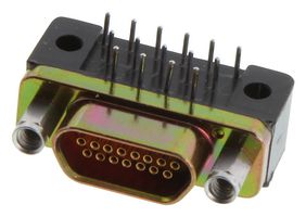 ITT CANNON MDM-15SCBRP D Sub Connector, Micro D, Receptacle, MDM-PCB Series, 15 Contacts, Solder