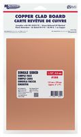 MG CHEMICALS 588 Tarjeta de Cobre Lisa, 228mm Ancho, 152mm Alto, 0.8mm Grosor, Fibra de Vidrio Epoxi