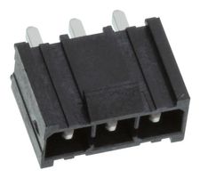 SAMTEC IPBT-103-H1-T-S-K Pin Header, Board-to-Board, Wire-to-Board, 4.19 mm, 1 Rows, 3 Contacts, Through Hole, IPBT Series