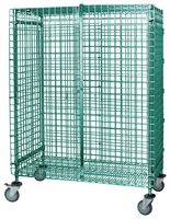 QUANTUM STORAGE P6BK Shelving Post, Solid Wire Shelving Units, 6" Height