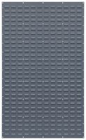 QUANTUM STORAGE QLP-3661 Louvered Panel, 36" X 61", Gray, Steel