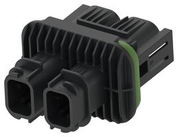 TE CONNECTIVITY 9-2383999-1 HOUSING FOR MALE TERMINALS, A-B, WIRE-TO-WIRE, 4 POSITION, 4 MM [.16 IN] CENTERLINE, SEALABLE, DEUTSCH DT HIGHSPEED, DATA CONNEC