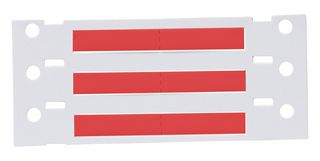 BRADY 2LSZH-187-2-RD-M-2 Wire Marker, 2 Side Printable, Heat Shrinkable Sleeve, Blank (No Legend), PO (Polyolefin), Red