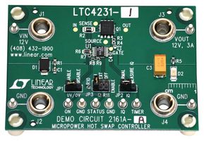 ANALOG DEVICES DC2161A-A Tarjeta de demostración, LTC4231-1, controlador de conexión en caliente