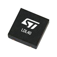 STMICROELECTRONICS LDL40PUR Regulador Voltaje LDO, Ajustable, Entrada 3.3 a 40V, Caída 700mV, Salida 1.2-12V/ 0.2, WFDFN-EP-6