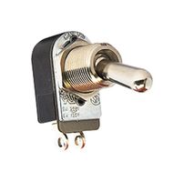CARLING TECHNOLOGIES 112-M-63 Toggle Switch, Bat Style, On-None-(On), SPDT, Non Illuminated, 110 Series, Panel Mount, 3 A