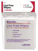 ACL STATICIDE 8044 Wipe, 6" Width x 6" Length, Cellulose/Polyester, 75 Wipes Per Bag