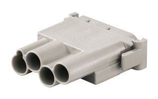 WEIDMULLER 1861920000 Heavy Duty Connector, ConCept Series, Insert, 4 Contacts, Receptacle, Crimp Socket