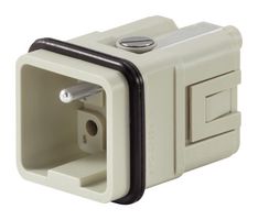 WEIDMULLER 1912440000 Heavy Duty Connector, HQ Series, Insert, 5+PE Contacts, 1, Plug, Crimp Pin