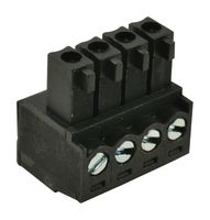 MOLEX 39500-0004 Pluggable Terminal Block, Eurostyle, 3.5 mm, 4 Positions, 30 AWG, 16 AWG, 1.5 mm², Screw
