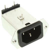 SCHURTER 5120.4071.0 Módulo de entrada energía IEC filtrado, IEC C14, Propósito General, 2 A, 250 VAC