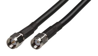 SIRETTA ASMA1000C058L13 RF / Coaxial Cable Assembly, 32.8 ft, 10 m, LLC200A, SMA Plug, RP SMA Plug, 50 ohm