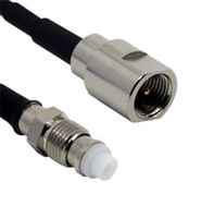 SIRETTA ASME1000F058L13 RF / Coaxial Cable Assembly, 33 ft, 10 m, RG58, FME Plug, FME Socket, 50 ohm