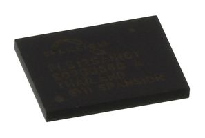 INFINEON S25FL512SAGBHIC10 Flash Memory, Serial NOR, 512 Mbit, 64M x 8bit, SPI, BGA, 24 Pins
