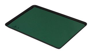 DESCO 66491 RUBBER TRAY, 16"X24", GREEN