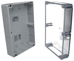 BUD INDUSTRIES PN-1329-AC Plastic Enclosure, Wall Mount, Polycarbonate, 74.93 mm, 222 mm, 146.05 mm, IP68
