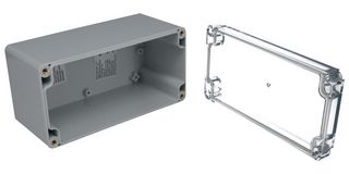 BUD INDUSTRIES PN-1333-AC Plastic Enclosure, Wall Mount, Polycarbonate, 85.09 mm, 160.02 mm, 80.01 mm, IP68
