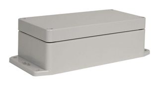 BUD INDUSTRIES PN-1333-AMB Plastic Enclosure, Wall Mount, Polycarbonate, 85.09 mm, 160 mm, 80 mm, IP68