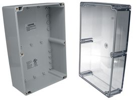 BUD INDUSTRIES PN-1341-AC Plastic Enclosure, Wall Mount, Polycarbonate, 119.89 mm, 240.03 mm, 158.5 mm, IP68