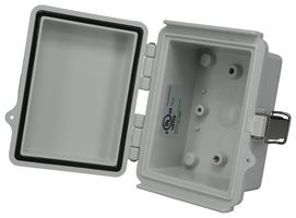 BUD INDUSTRIES PTQ-11035 Plastic Enclosure, Multipurpose, Polycarbonate, Glass Fibre Reinforced, 70.1 mm, 89.92 mm
