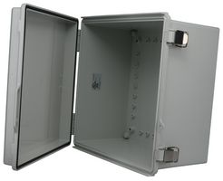 BUD INDUSTRIES PTQ-11066 Plastic Enclosure, Multipurpose, Polycarbonate, Glass Fibre Reinforced, 180.09 mm, 299.97 mm