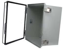 BUD INDUSTRIES PTQ-11066-C Plastic Enclosure, Multipurpose, Polycarbonate, Glass Fibre Reinforced, 180.09 mm, 299.97 mm