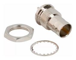 AMPHENOL RF 031-70576-12G RF / Coaxial Connector, BNC Coaxial, Straight Bulkhead Jack, Through Hole Vertical, 75 ohm