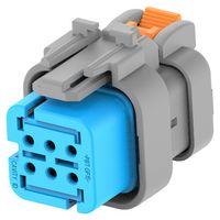 TE CONNECTIVITY 2320923-2 Automotive Connector Housing, Key B, AMPSEAL 16 High Temperature Series, Plug, 6 Positions