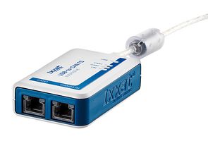 RED LION 1.01.0353.22012 Converter, USB 2.0 Type A to 2 x RJ45 Socket CAN FD Bus, Ixxat Series