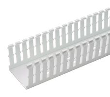 PANDUIT F4X3WH6 Raceway Duct, 79.2 mm, 108 mm, 1.83 m, 3.12 ", 4.25 ", 6 ft