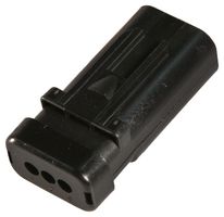 AMP - TE CONNECTIVITY 776430-1 Automotive Connector Housing, Red, AMPSEAL Series, Receptacle, 3 Positions, AMPSEAL 16 Connectors