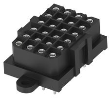 TE CONNECTIVITY 207532-8 PCB Receptacle, Wire-to-Board, 5 mm, 6 Rows, 24 Contacts, PCB Mount, Metrimate Series