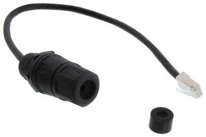 L-COM CG-C6-MF In-Line Adapter, Adapter, In-Line, RJ45, RJ45