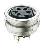 LUMBERG KFV 71 Circular Connector, Standard Circular Connector, KFV Series, Panel Mount Receptacle, 7 Contacts